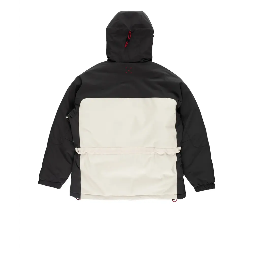 POP TRADING COMPANY WINTER JACKET ‘OFF WHITE/CHARCOAL