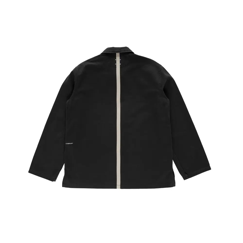POP TRADING COMPANY POP TRADING COMPANY BEATTIE OVERSHIRT CARCOAL POP TRADING COMPANY BEATTIE OVERSHIRT CARCOAL