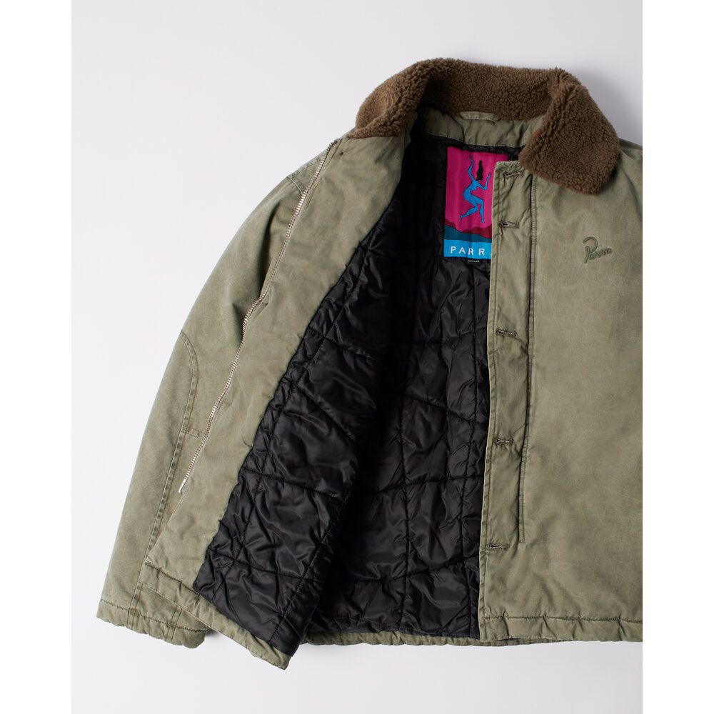 BY PARRA DARWIN TAKES FLIGHT JACKET GREEN