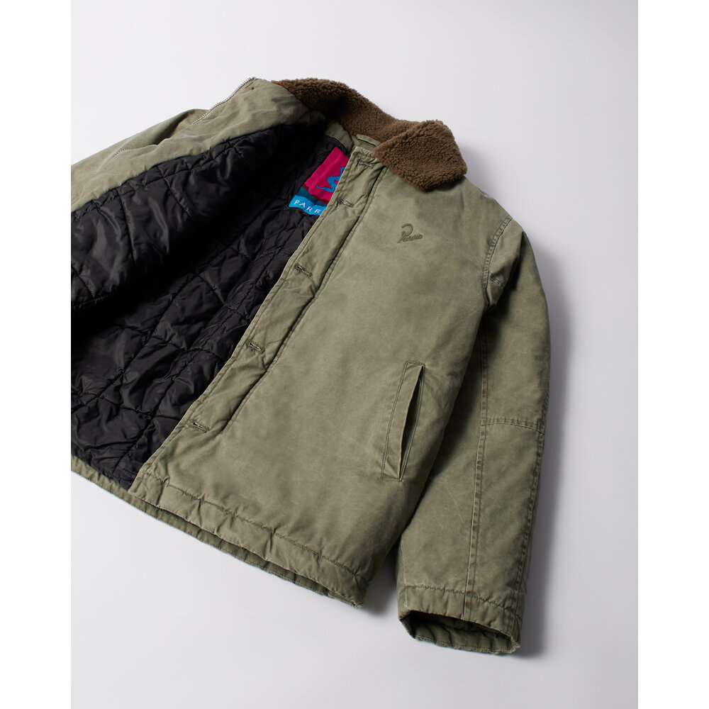 BY PARRA DARWIN TAKES FLIGHT JACKET GREEN
