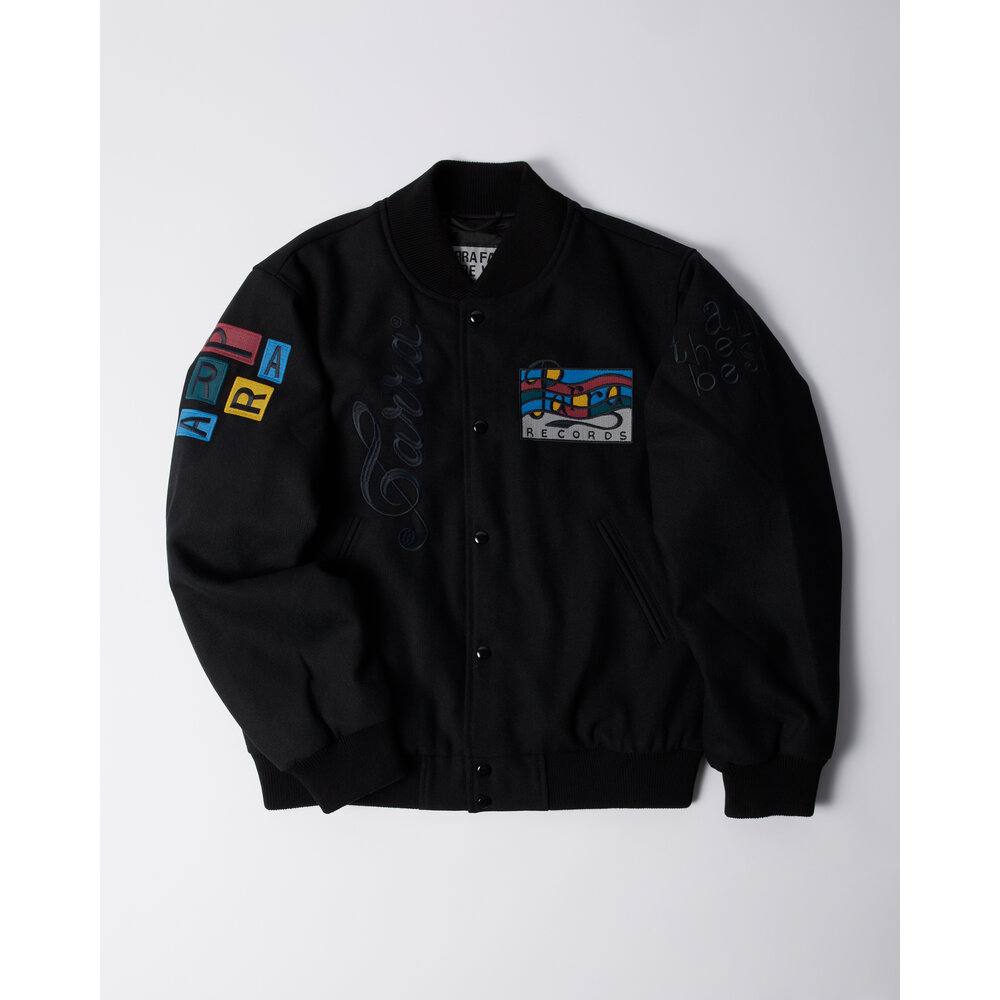 BY PARRA ALL THE BEST VARSITY JACKET BLACK