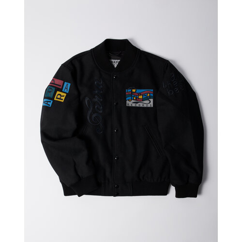 BY PARRA ALL THE BEST VARSITY JACKET BLACK