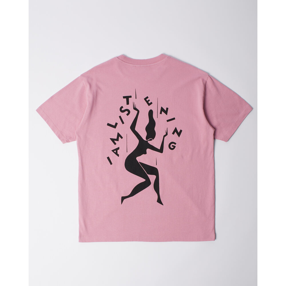 BY PARRA NOT LISTENING T-SHIRT PINK