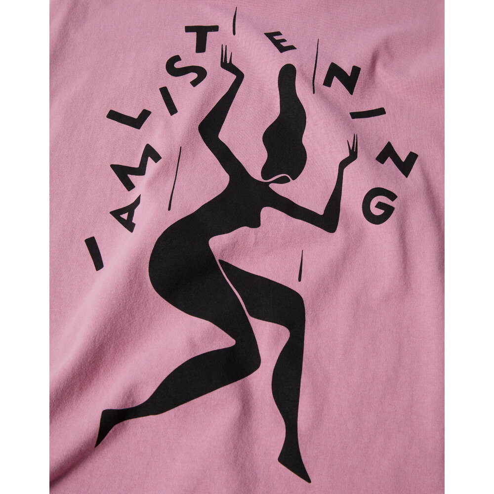 BY PARRA NOT LISTENING T-SHIRT PINK