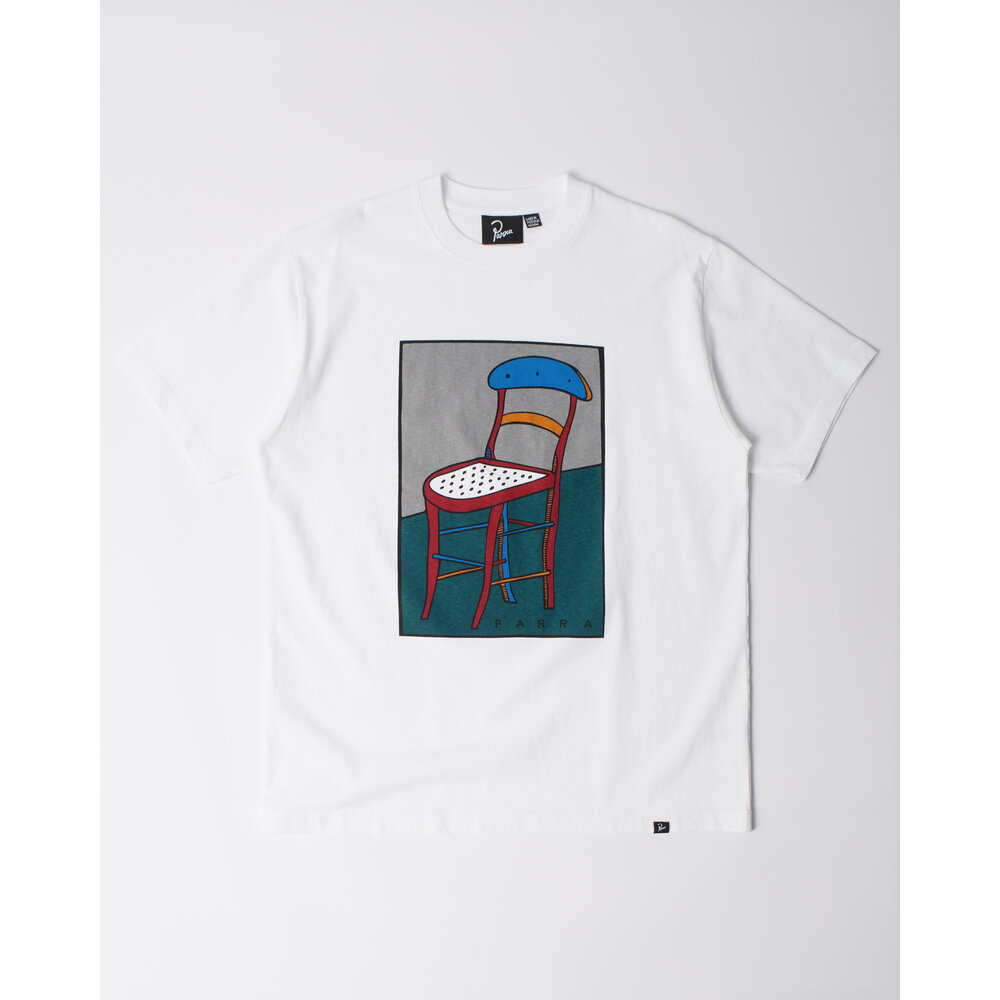 BY PARRA A CHAIR T-SHIRT WHITE