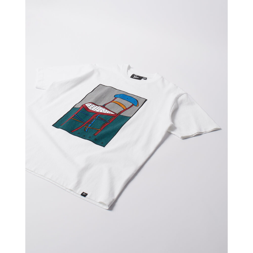 BY PARRA A CHAIR T-SHIRT WHITE