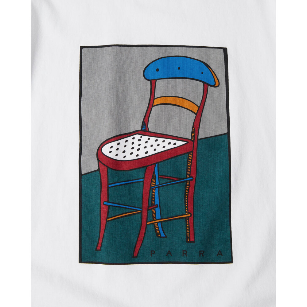 BY PARRA A CHAIR T-SHIRT WHITE