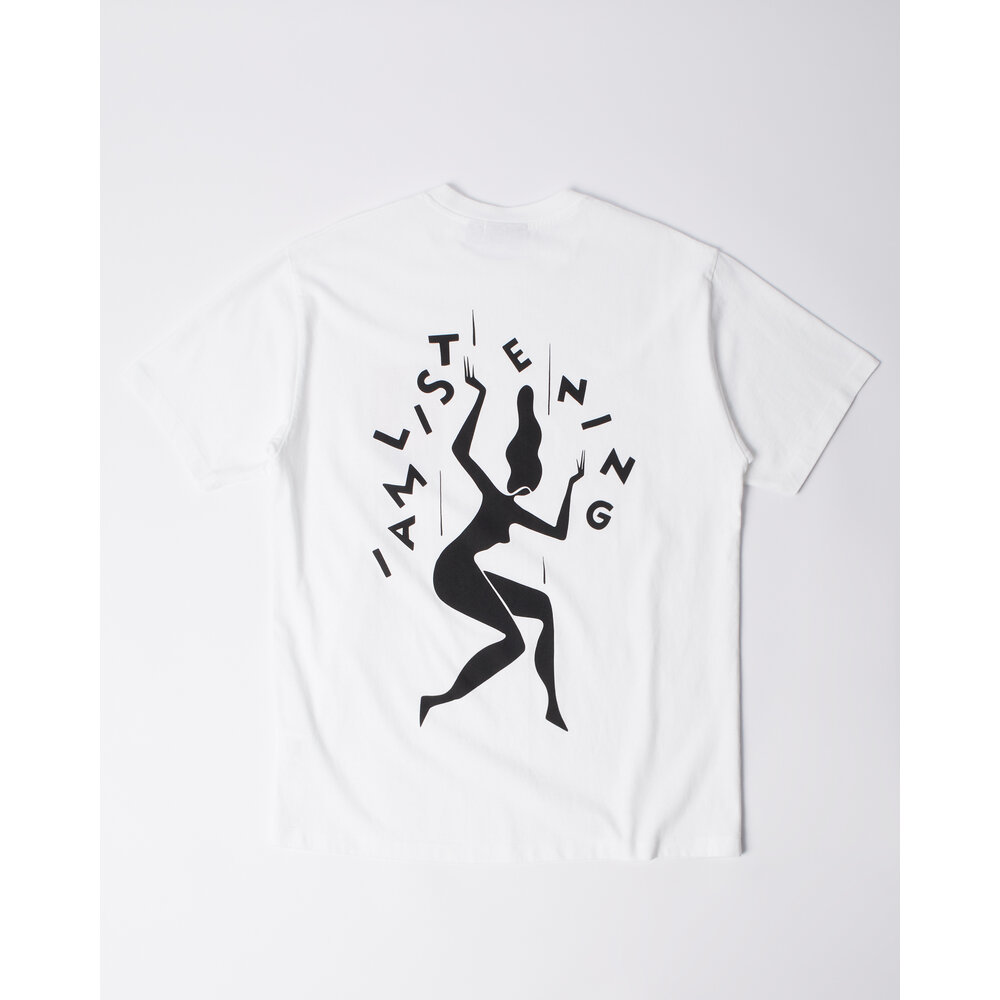 BY PARRA NOT LISTENING T-SHIRT WHITE