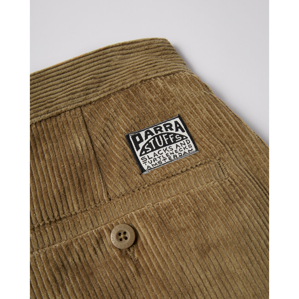 BY PARRA MINOR CHORDS CORDUROY PANTS BROWN