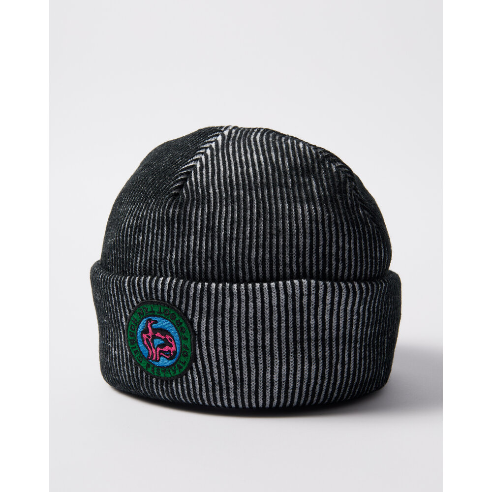 BY PARRA FORGOTTEN HOBBIES BEANIE BLACK