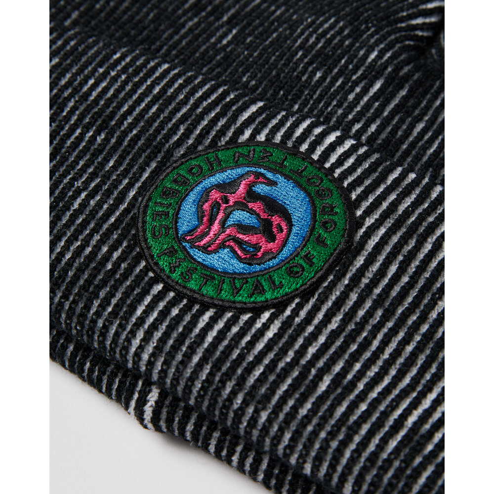 BY PARRA FORGOTTEN HOBBIES BEANIE BLACK