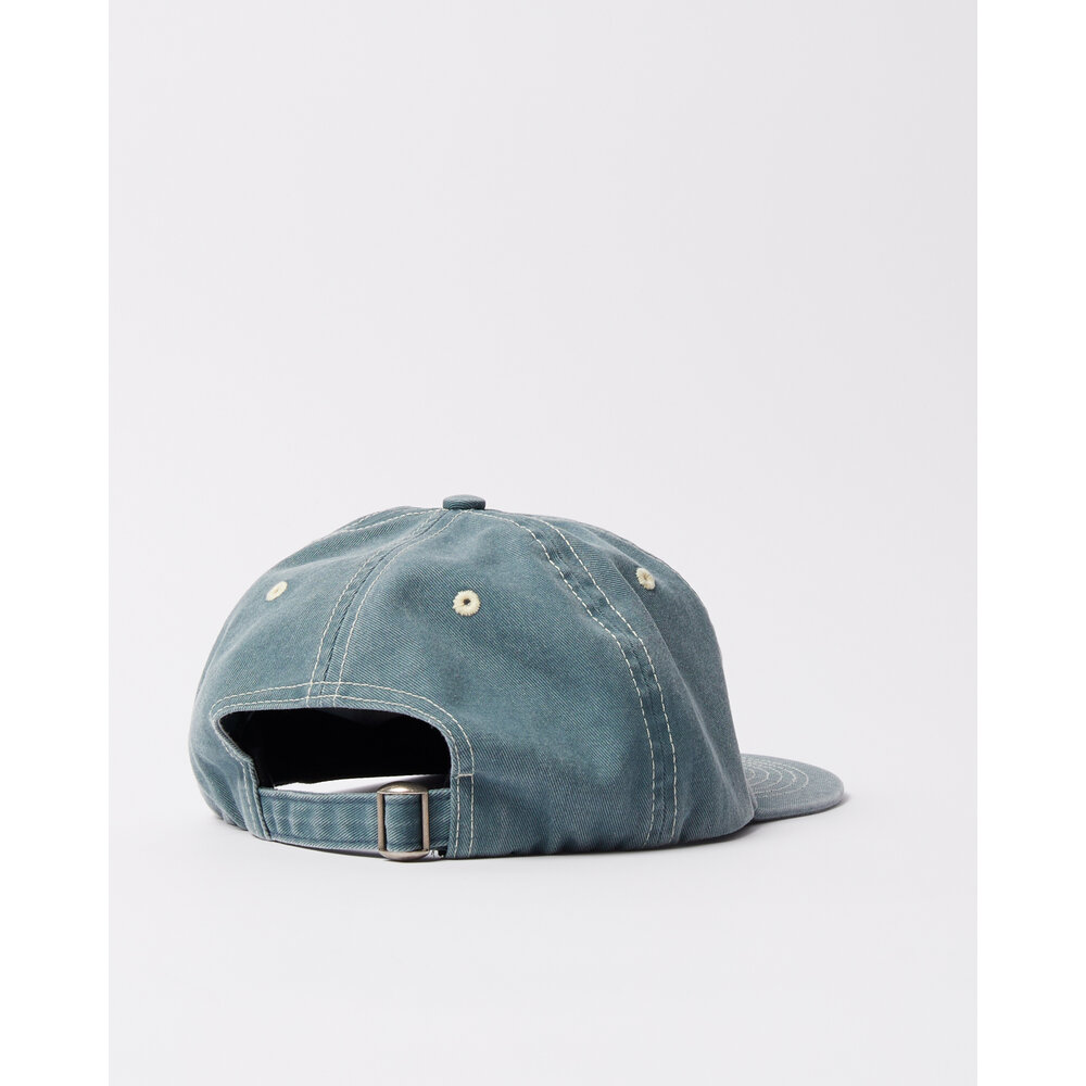 BY PARRA LOWERCASE SCRIPT LOGO 6 PANEL HAT BLUE