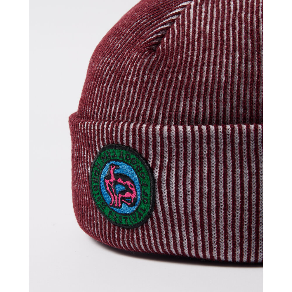 BY PARRA FORGOTTEN HOBBIES BEANIE DARK RED