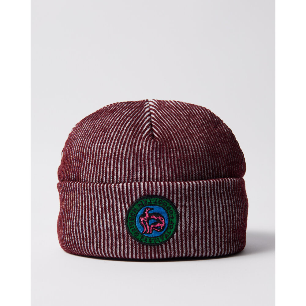 BY PARRA FORGOTTEN HOBBIES BEANIE DARK RED