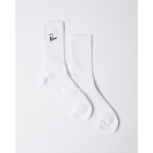 BY PARRA SIGNATURE CREW SOCKS WHITE