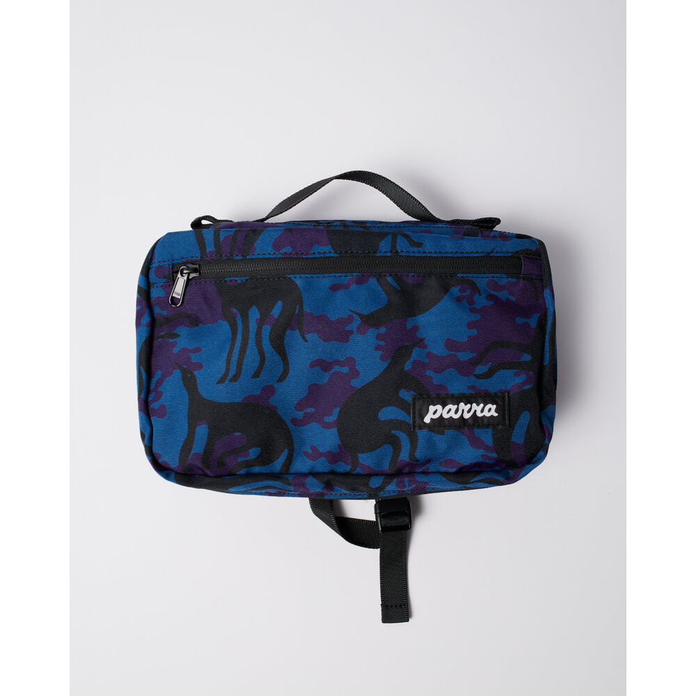 BY PARRA BY PARRA PURPLE CAMO BEAST TOILETRY BAG BY PARRA PURPLE CAMO BEAST TOILETRY BAG