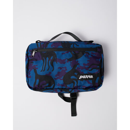 BY PARRA PURPLE CAMO BEAST TOILETRY BAG