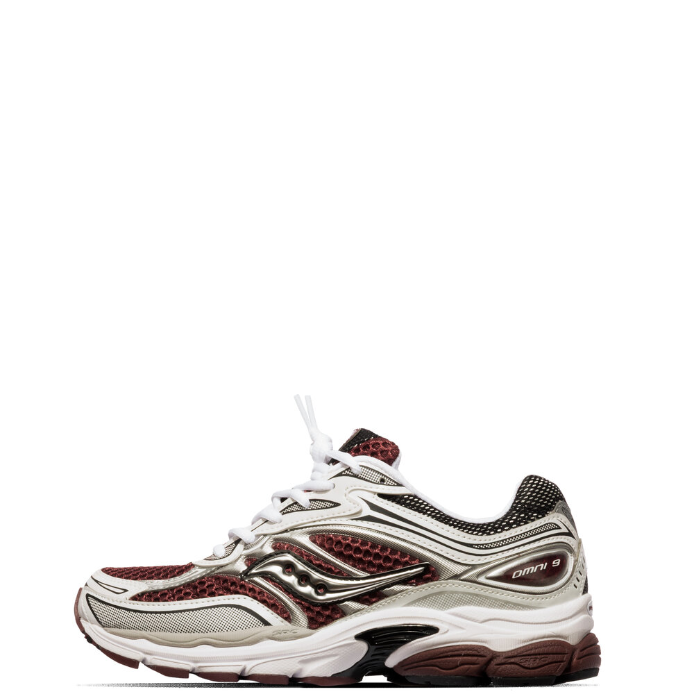 SAUCONY PROGRID OMNI 9 ‘MAROON WHITE’