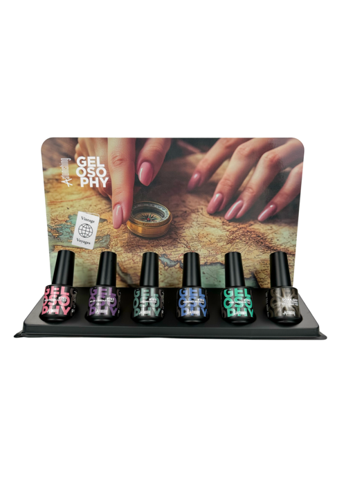 Gelosophy Display Vintage Voyages Collection 6pcs