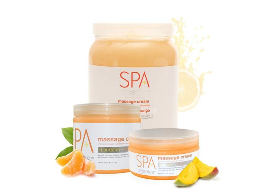 BCL SPA Massage Cream Mandarin + Mango (64oz)