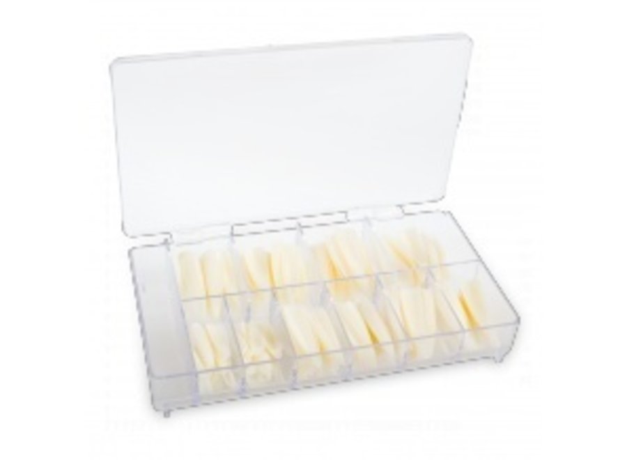 Stiletto Tips Medium Natural 500pcs