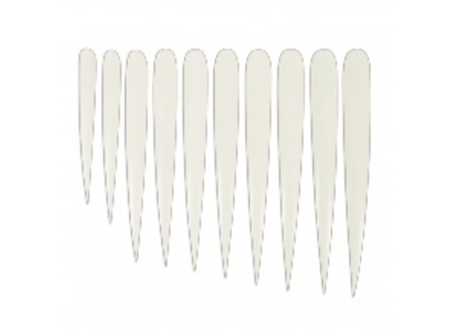 Stiletto Tips Medium Natural 500pcs