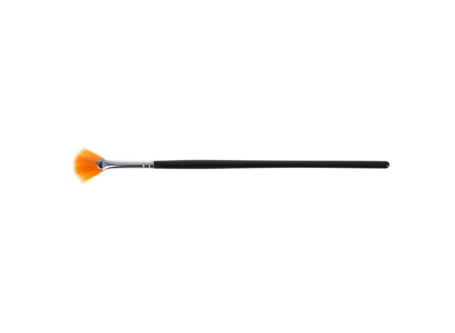 Fan Brush Black Handle