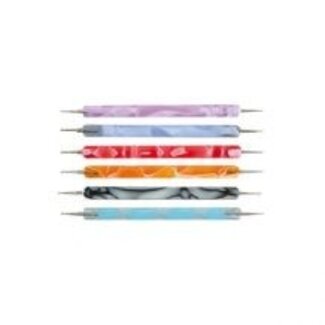 Beauty Company Dotting Tool - Orange Marble