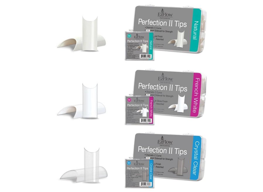 Tips Perfection II White 100st.