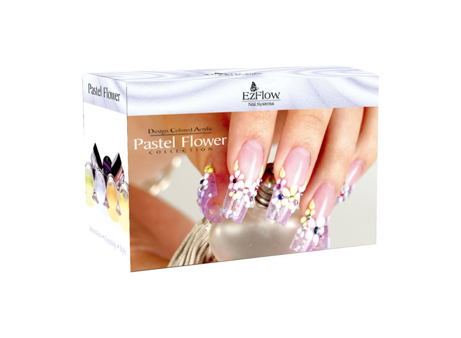 Pastel Flower Design Color Acrylic Kit