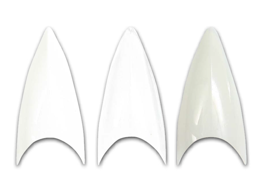 Tips Stiletto Edge White 100pcs