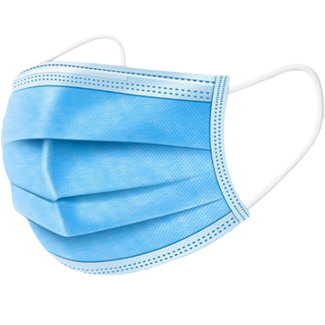 Beauty Company Mondmasker 50 stuks Blue 3-layer