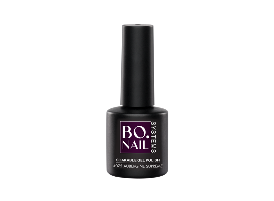 BO.NAIL Soakable Gelpolish #075 Aubergine Supreme (7ml)