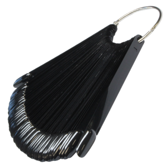 Beauty Company Color Ring Oval Black (50 tips)