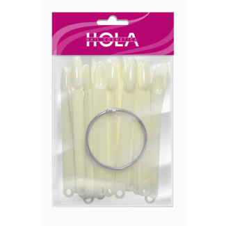 Hola Nail Cosmetica Color Ring - Natural 50pcs