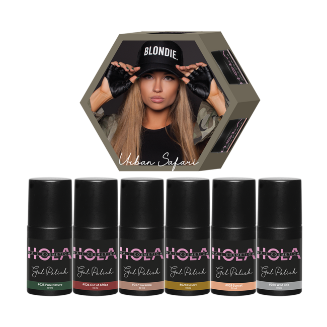 Urban Safari Gelpolish Collection (6x10ml)