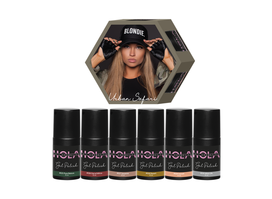 Urban Safari Gelpolish Collection (6x10ml)