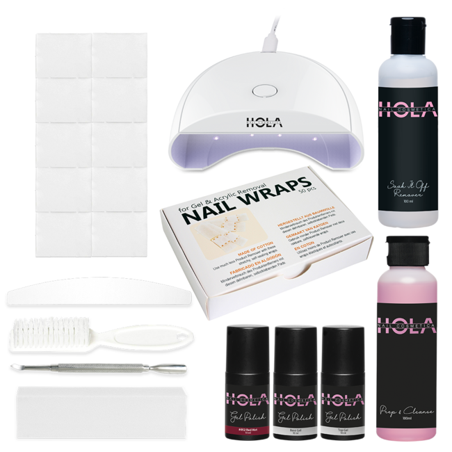 Gelpolish Kit Pequeno - Red