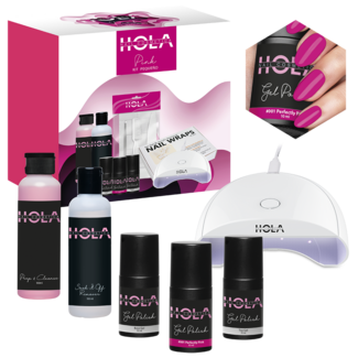 Hola Nail Cosmetica Gelpolish Kit Pequeno - Pink