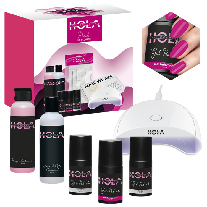 Gelpolish Kit Pequeno - Pink