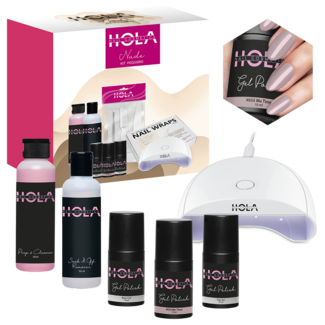 Hola Nail Cosmetica Gelpolish Kit Pequeno - Nude