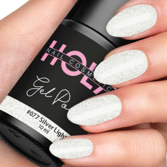 Hola Nail Cosmetica Gelpolish #077 Silver Light (10ml)