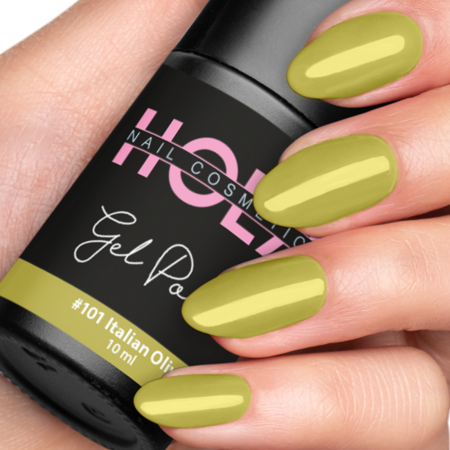 Hola Nail Cosmetica Gelpolish #101 Italian Olive (10ml)