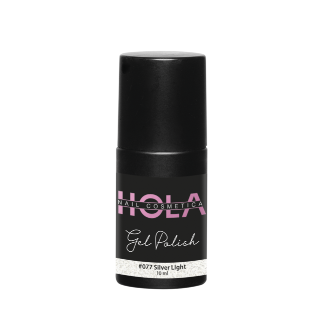 Hola Nail Cosmetica Gelpolish #077 Silver Light (10ml)