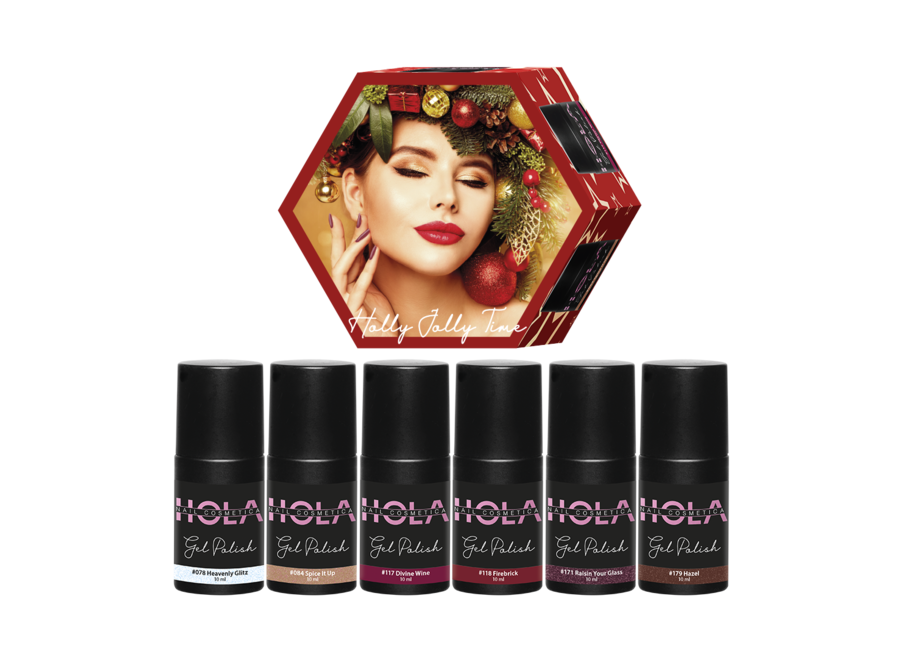 Holly Jolly Time Gelpolish Collection (6x10ml)