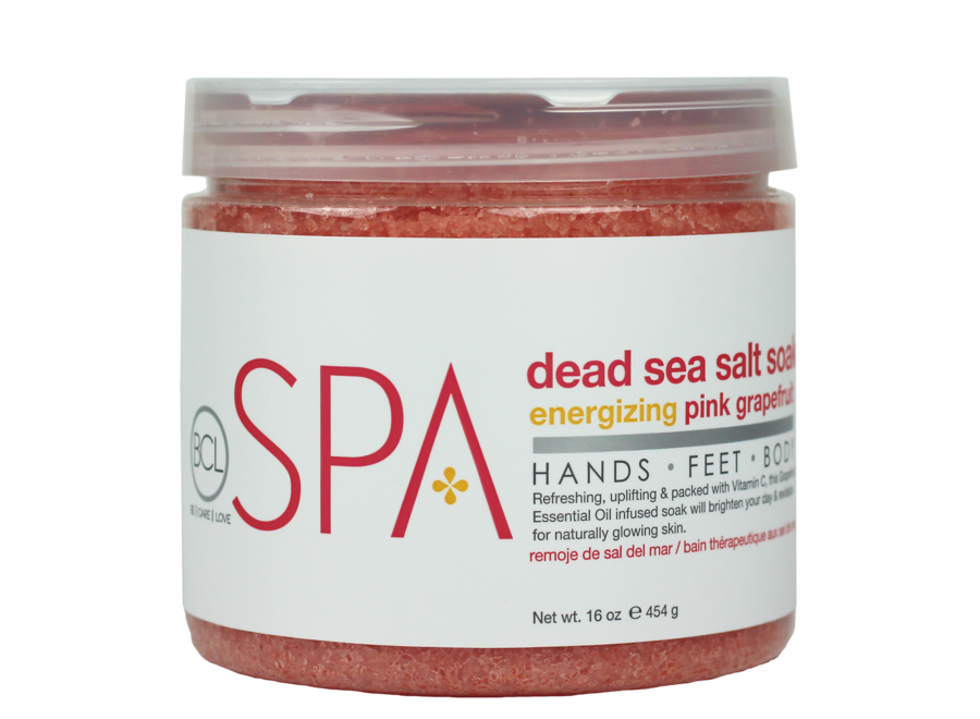 Pink Grapefruit Dead Sea Salt Soak 454g