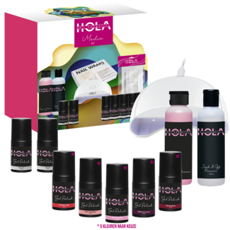 Hola Nail Cosmetica Gelpolish Kit Medio