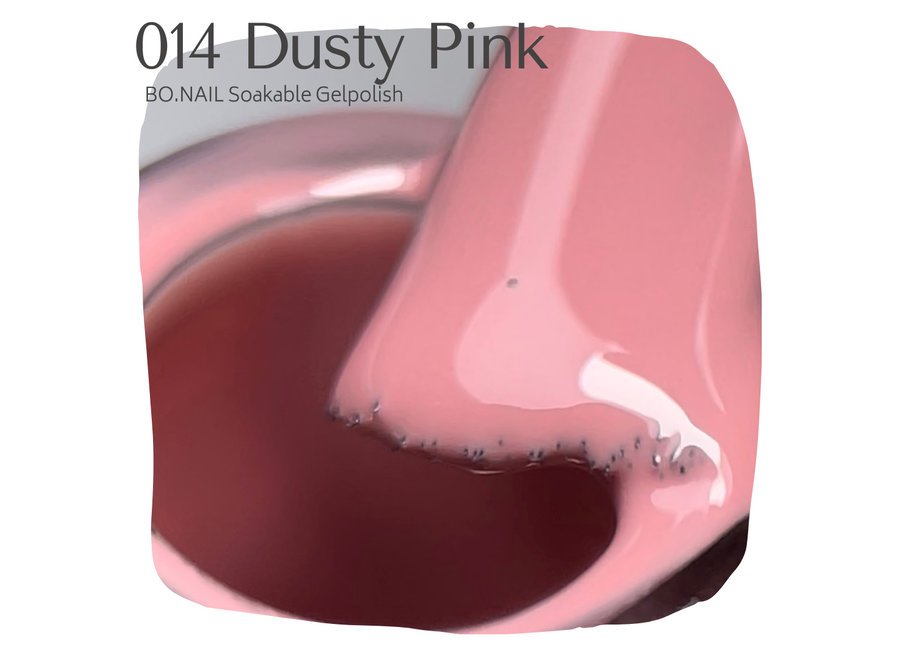 BO.NAIL Soakable Gelpolish #014 Dusty Pink (7ml)