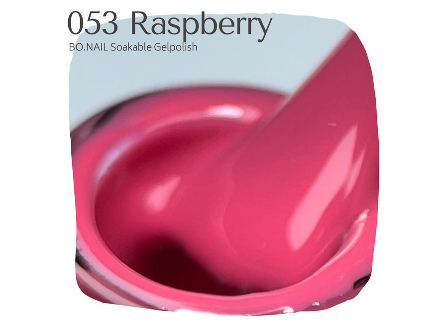 BO.NAIL Soakable Gelpolish #053 Raspberry (7ml)