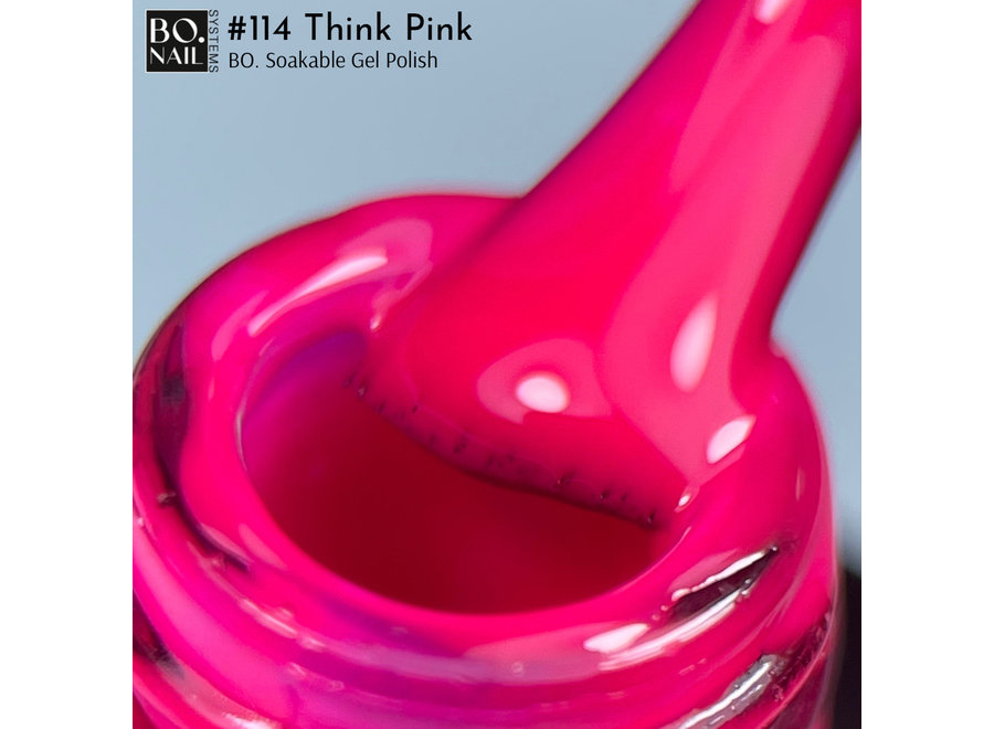 BO.NAIL Soakable Gelpolish #114 Think Pink (7ml)